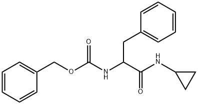 Nalpha-[(benzyloxy)carbonyl]-N-cyclopropylphenylalaninamide Struktur