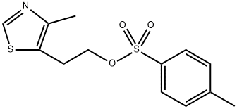 Toluene-4-sulfonic acid 2-(4-methyl-thiazol-5-yl)-ethyl ester Struktur