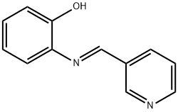 2-[(3-pyridinylmethylene)amino]phenol Struktur