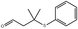 Butanal, 3-methyl-3-(phenylthio)- Struktur