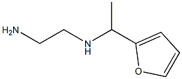 N'-[1-(furan-2-yl)ethyl]ethane-1,2-diamine Struktur