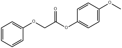 4-methoxyphenyl phenoxyacetate Struktur