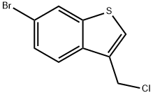 6-bromo-3-(chloromethyl)benzo[b]thiophene Struktur