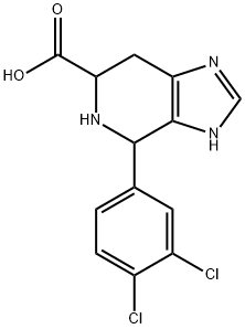 4-(3,4-dichlorophenyl)-3H,4H,5H,6H,7H-imidazo[4,5-c]pyridine-6-carboxylic acid Struktur