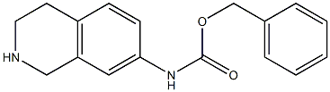 Benzyl (1,2,3,4-tetrahydroisoquinolin-7-yl)carbamate Struktur