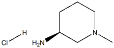 (3S)-1-methylpiperidin-3-amine:hydrochloride Struktur