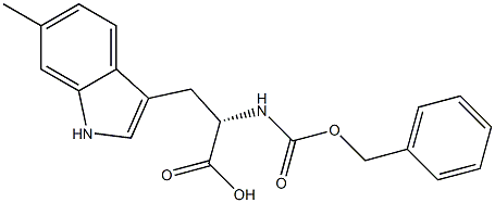 Cbz-DL-6-Methyltryptophan Struktur