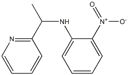 2-nitro-N-[1-(pyridin-2-yl)ethyl]aniline Struktur