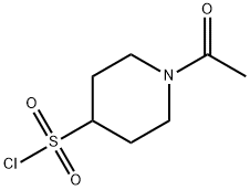 1-乙酰基哌啶-4-磺酰氯化 結構式