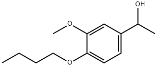 1-(4-BUTOXY-3-METHOXYPHENYL)ETHANOL Struktur