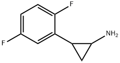 2-(2,5-Difluoro-phenyl)-cyclopropylamine Struktur