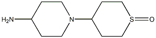 1-(1-oxothian-4-yl)piperidin-4-amine Struktur