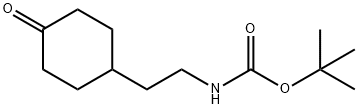 TERT-BUTYL 2-(4-OXOCYCLOHEXYL) ETHYLCARBAMATE Struktur