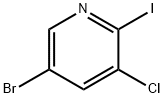 5-Bromo-3-chloro-2-iodo-pyridine Struktur