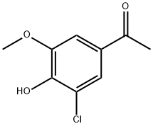 Ethanone,1-(3-chloro-4-hydroxy-5-methoxyphenyl)- Struktur