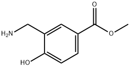 3-Aminomethyl-4-hydroxy-benzoic acid methyl ester Struktur