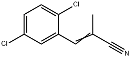 3-(2,5-Dichloro-phenyl)-2-methyl-acrylonitrile Struktur