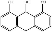 9,10-Dihydro-anthracene-1,8,9-triol Struktur