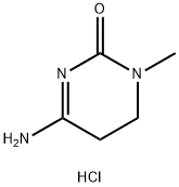 4-amino-1-methyl-1,2,5,6-tetrahydropyrimidin-2-one hydrochloride Struktur