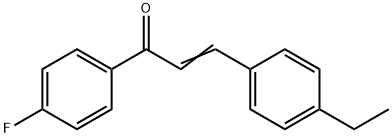 (2E)-3-(4-ethylphenyl)-1-(4-fluorophenyl)prop-2-en-1-one Struktur