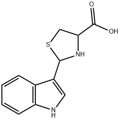 2-(1H-indol-3-yl)thiazolidine-4-carboxylic acid Struktur