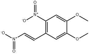 1,2-dimethoxy-4-nitro-5-[(E)-2-nitroethenyl]benzene Struktur