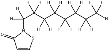 2-(1,1,2,2,3,3,4,4,5,5,6,6,7,7,8,8,8-heptadecadeuteriooctyl)-1,2-thiazol-3-one Struktur