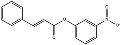 3-nitrophenyl 3-phenylacrylate Struktur