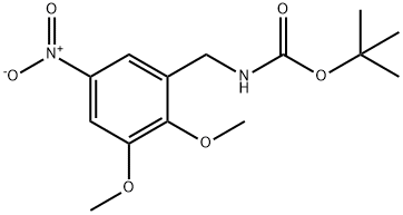 tert-butyl 2,3-dimethoxy-5-nitrobenzylcarbamate Struktur