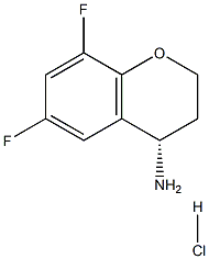 (S)-6,8-Difluoro-chroman-4-ylamine hydrochloride Struktur