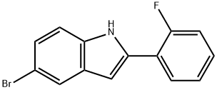 5-bromo-2-(2-fluorophenyl)-1H-indole Struktur