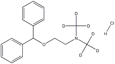 2-benzhydryloxy-N,N-bis(trideuteriomethyl)ethanamine:hydrochloride|2-benzhydryloxy-N,N-bis(trideuteriomethyl)ethanamine:hydrochloride