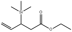 ethyl (3-trimethylsilyl)-4-pentenoate Struktur