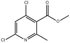 Methyl 4,6-dichloro-2-methylnicotinate Struktur