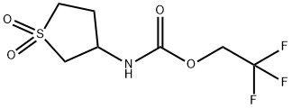 2,2,2-trifluoroethyl N-(1,1-dioxo-1-thiolan-3-yl)carbamate|2,2,2-TRIFLUOROETHYL N-(1,1-DIOXO-1LAMBDA6-THIOLAN-3-YL)CARBAMATE