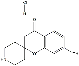 7-hydroxyspiro[chromane-2,4-piperidin]-4-one hydrochloride Struktur