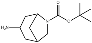 3-Amino-6-Aza-Bicyclo[3.2.1]Octane-6-Carboxylic Acid Tert-Butyl Ester Struktur