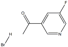 1-(5-Fluoropyridin-3-yl)ethanone hydrobromide Struktur