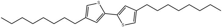 2,2'-Bithiophene, 4,4'-dioctyl- Struktur