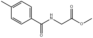 methyl 2-[(4-methylbenzoyl)amino]acetate Struktur