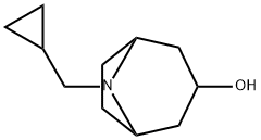 8-(cyclopropylmethyl)-8-azabicyclo[3.2.1]octan-3-ol Struktur