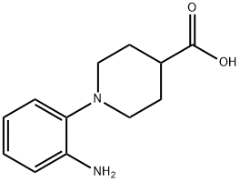 1-(2-Amino-phenyl)-piperidine-4-carboxylic acid Struktur