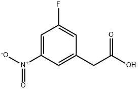 2-(3-Fluoro-5-nitrophenyl)acetic acid Struktur