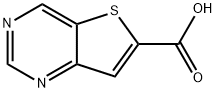 thieno[3,2-d]pyrimidine-6-carboxylic acid Struktur