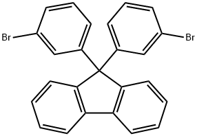 9,9-bis(3-bromophenyl)-9H-fluorene Struktur