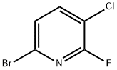 6-Bromo-3-chloro-2-fluoropyridine Struktur