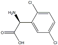 (2S)-2-AMINO-2-(2,5-DICHLOROPHENYL)ACETIC ACID Struktur