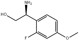 (2S)-2-AMINO-2-(2-FLUORO-4-METHOXYPHENYL)ETHAN-1-OL Struktur