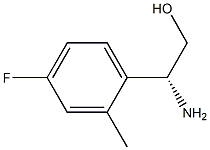 (2R)-2-AMINO-2-(4-FLUORO-2-METHYLPHENYL)ETHAN-1-OL Struktur