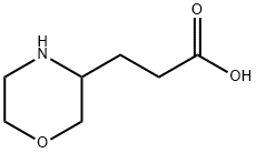 3-Morpholin-3-yl-propionic acid Struktur